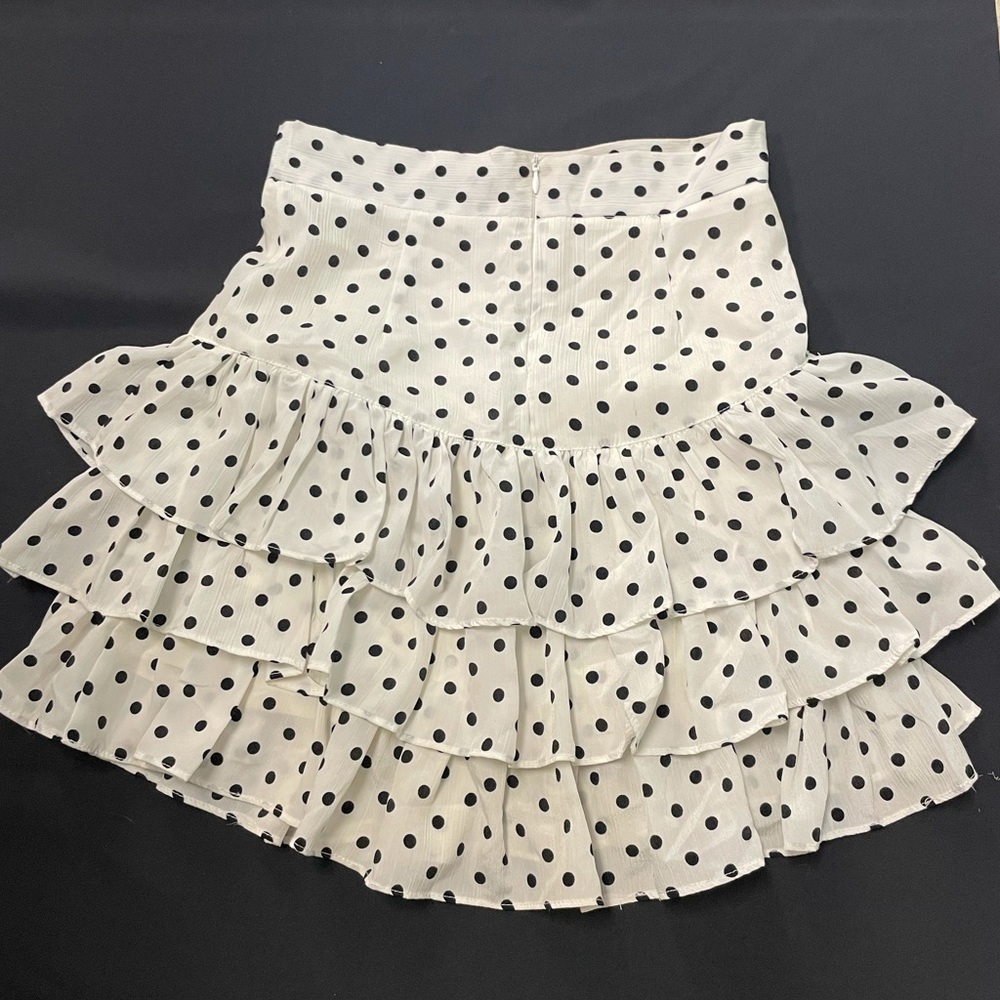 Nasty Gal Polka Dot Tiered Skirt